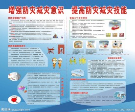 防灾减灾知识宣传展板