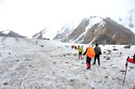 新疆雪山徒步