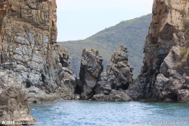 越南海边大礁石