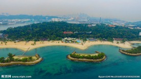 漂亮的新加坡海景