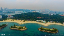 漂亮的新加坡海景