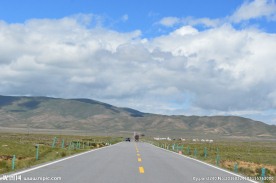 青海环湖公路风光