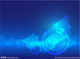 蓝色科技背景