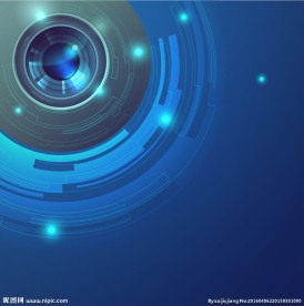 蓝色科技背景