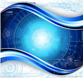 蓝色科技背景