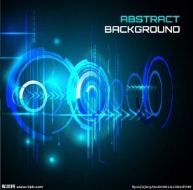 蓝色科技背景