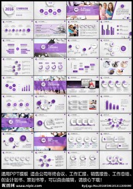 商业创业计划汇报PPT动态模板