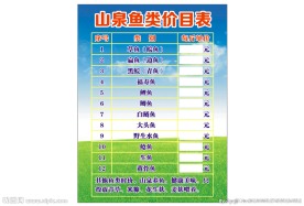 渔场价目表