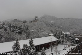 长城雪景