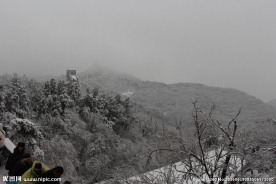 长城雪景