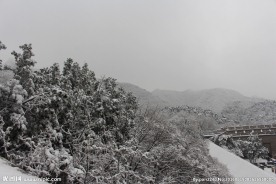 长城雪景