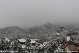 长城雪景