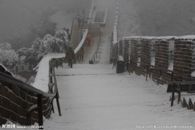 长城雪景