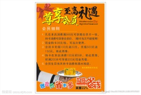 会员卡海报