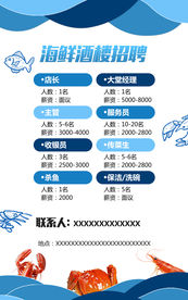 海鲜酒楼招聘