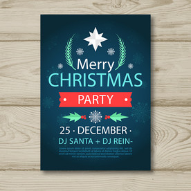 创意圣诞节海报设计