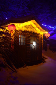 雪乡夜景