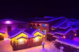 雪乡夜景