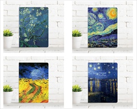 本子  梵高的画