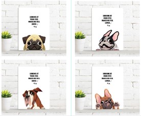 卡通动物本子封面  汪星人