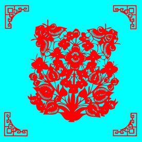 蝶恋花剪纸