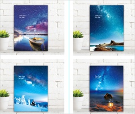 本子封面  星野小景