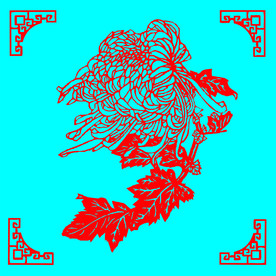 菊花剪纸