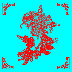 菊花剪纸