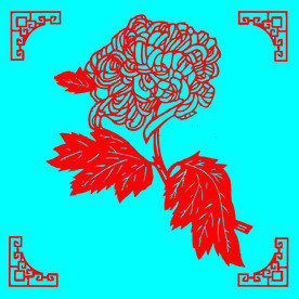 菊花剪纸
