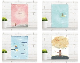 本子封面  遨游太空的熊