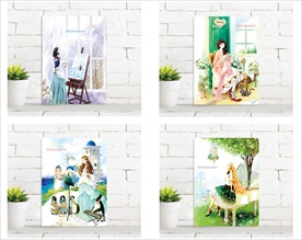 本子封面  雪人