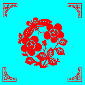 蝶恋花剪纸