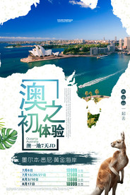 澳洲旅游海报