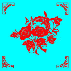 蝶恋花剪纸