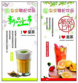 新品上市展架画面 两款