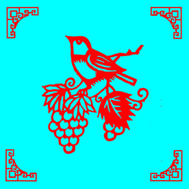 鸟剪纸