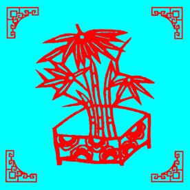 竹子剪纸
