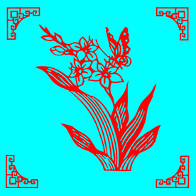 蝶恋花剪纸