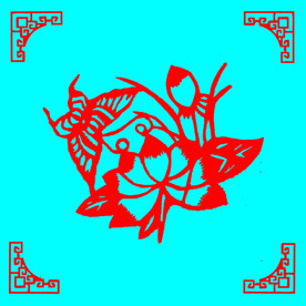 蝶恋花剪纸