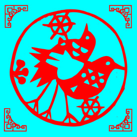 鸟剪纸