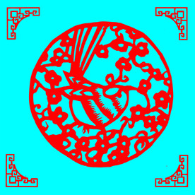 鸟剪纸