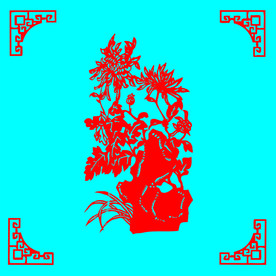 菊花剪纸