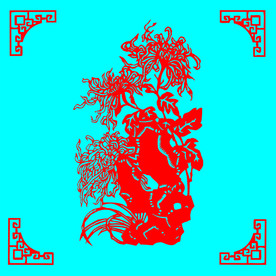菊花剪纸