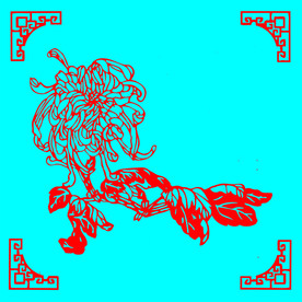 菊花剪纸