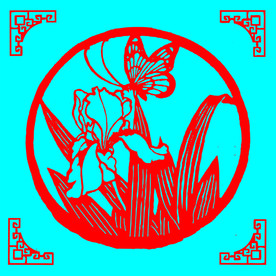 蝶恋花剪纸