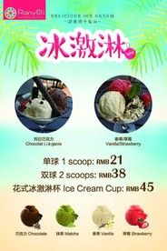 冰淇淋推荐海报