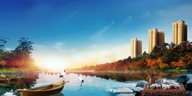 花园洋房单页 地产单页 地产围