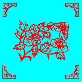 蝶恋花剪纸