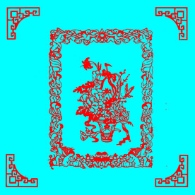 花篮剪纸