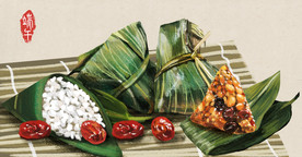 端午节粽子插画